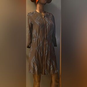 Amanda Uprichard Blue Geometric Dress